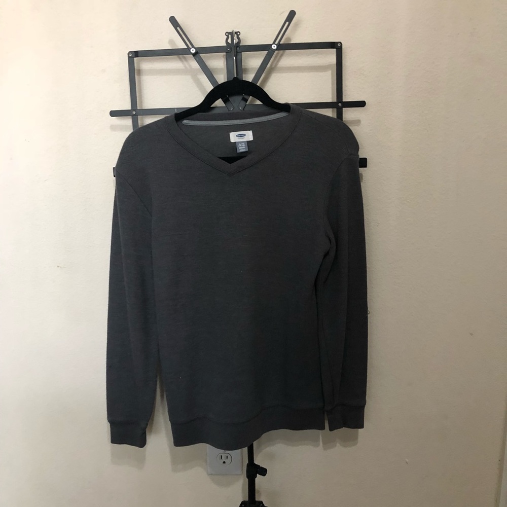 Old Navy Grey Long Sleeve T-Shirt |18|